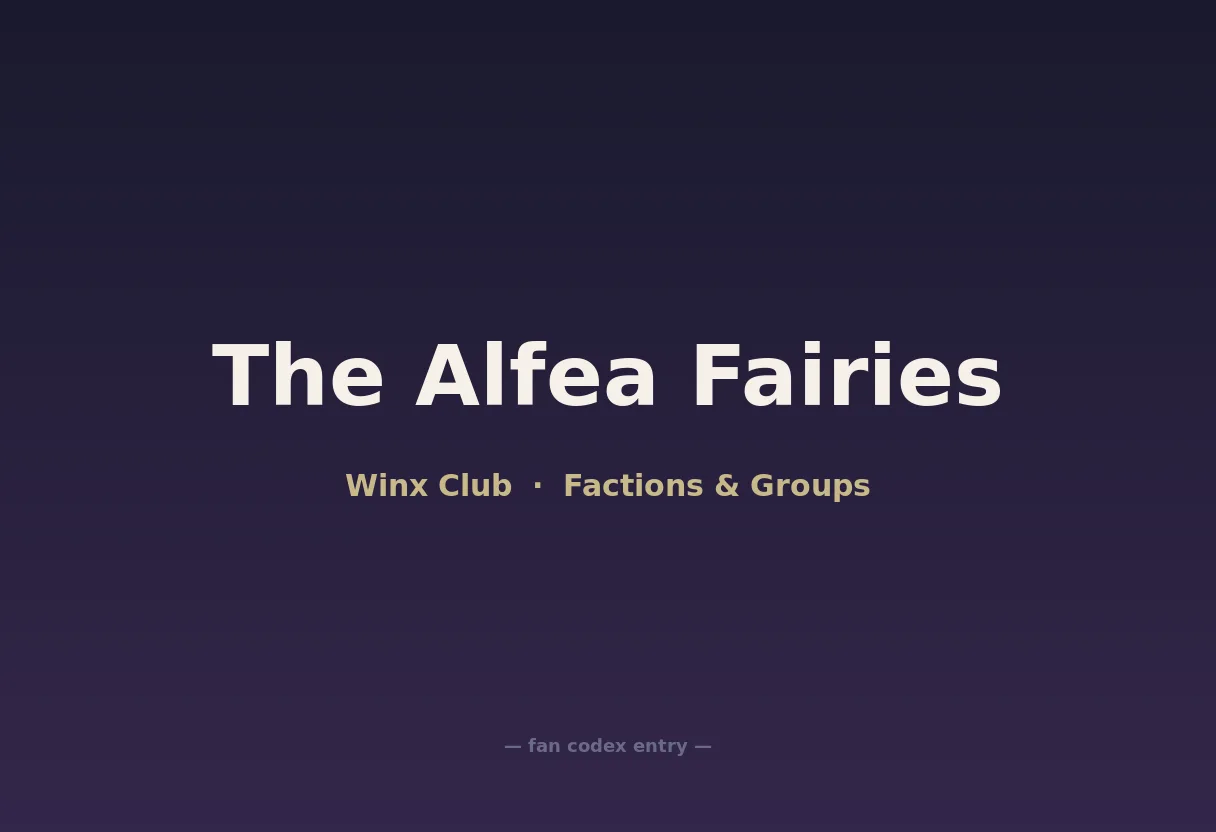 The Alfea Fairies